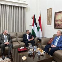 الممثل الخاص للرئيس والسفير الأسعد يلتقيان السفير الروسي في لبنان