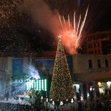 إضاءة شجرة الميلاد في بيت ساحور