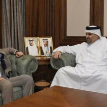 سفير فلسطين ورئيس "القطرية للإعلام" يبحثان مستجدات القضية الفلسطينية وآفاق التعاون المشترك