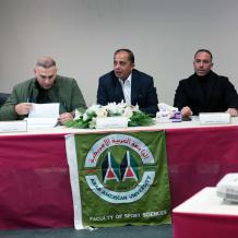 مشروع تخرج لطلبة كلية علوم الرياضة بعنوان " مستوى القلق لدى لاعبي المنتخبات الرياضية في الجامعة العربية الامريكية"