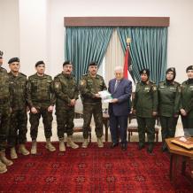 الرئيس عباس يتسلم التقرير السنوي لعام 2025 لقوات الأمن الوطني