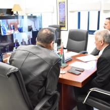  برهم يبحث مع سفير فلسطين في عُمان تعزيز التعاون بين البلدين بمجال التعليم