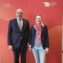 السفير ليث عرفة يبحث مع رئيسة الجامعة التقنية في برلين تعزيز التعاون الأكاديمي