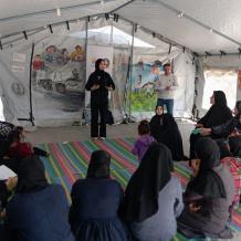 "أمان" و"تطوير الأسرة" يعززان الرقابة المجتمعية في مراكز النزوح بغزة