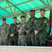 اللواء العبد إبراهيم خليل يتفقد قيادة منطقة أريحا والأغوار ومعسكر النويعمة