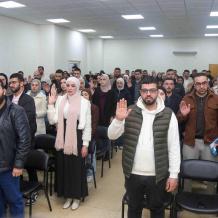 91 مهندسًا ومهندسة يؤدون قسم مزاولة المهنة وينضمون لنقابة المهندسين