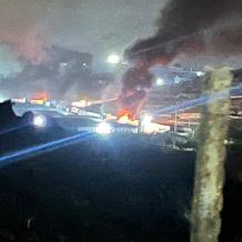 إصابات وإحراق بركسات في هجوم للمستوطنين على بلدة قصرة جنوب نابلس