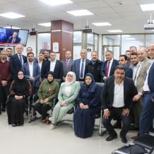 هيئة التقاعد الفلسطينية تستقبل الممثل الخاص لفخامة الرئيس محمود عباس حفظه الله السيد ياسر عباس