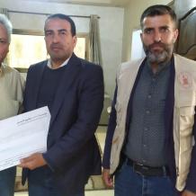 مؤسسة الضمير لحقوق الإنسان تسلّم تقريرها الرقابي حول انتخابات بلدية دير البلح للجنة الانتخابات المركزية في قطاع غزة