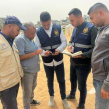 الأشغال العامة تواصل إنشاء مراكز الإيواء وإدارة الركام وحصر الأضرار في قطاع غزة