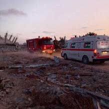 شهيدان وجرحى بقصف الاحتلال في خانيونس وجباليا