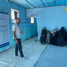 جمعية المرأة العاملة تنفذ جلسة توعوية حول التحديات الاقتصادية والاجتماعية التي تواجه النساء الشابات في دير البلح
