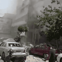 بالفيديو | الاحتلال يقصف الضاحية الجنوبية لبيروت