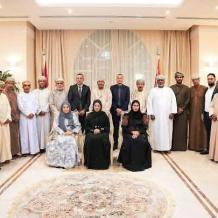 السفير الرويضي يلتقي جمعية الصحفيين العُمانية ويطلعهم على الأوضاع في فلسطين