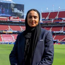 وسن الجابر تنقل خبرات مونديال قطر إلى كأس العالم 2026