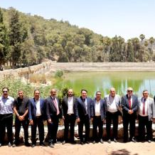 الحايك وحجاوي وسلمان يتفقدون موقع برك سليمان الأثري ويؤكدان مواصلة الجهود لحمايته
