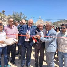  وزير الزراعة يفتتح ويتفقد مشاريع تنموية وإنتاجية ويوقع اتفاقيتين لإنشاء متنزهين زراعيين في جنين