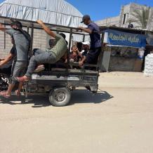 استشهاد طفل بنيران الاحتلال وجرحى في قصف على مدينة خان يونس