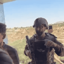مستوطنون يهاجمون المواطنين ومتضامنين في جوريش جنوب نابلس