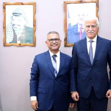 أبو حرب وعورتاني يبحثان تعزيز أوجه التعاون المشترك بين الطرفين