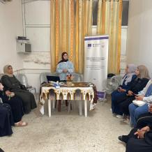 جمعية المرأة العاملة الفلسطينية للتنمية تنفذ تدريبًا لتعزيز المواطنة وبناء المبادرات المجتمعية لعضوات مجلس الظل في ترقوميا
