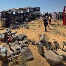 مصرع 35 شخصا وإصابة 30 آخرين إثر حادث سير مروع في سوريا