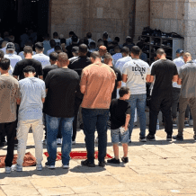 70 ألف مصل أدوا صلاة الجمعة في المسجد الأقصى