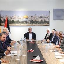الشيخ يبحث مع محافظي المحافظات الشمالية المستجدات الميدانية وتعزيز صمود المواطنين