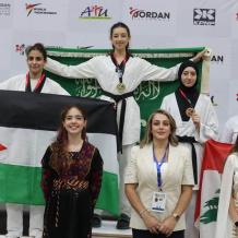 فضيتان وبرونزية لفلسطين في ثاني أيام بطولة الحسن الدولية للتايكواندو