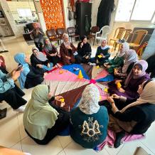 فلسطينيات تنظم جلسة دعم نفسي للصحفيات في خانيونس