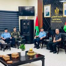 قلقيلية: المحافظ يستقبل مدير عام الشرطة