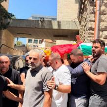 صور | سنجل تشيع الشهيد الطفل سليم فقهاء