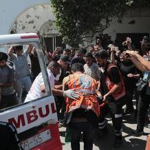 شهيدان أحدهما مسن في خانيونس وإصابة شمال قطاع غزة