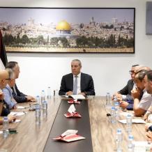 الشيخ يستقبل وفد نقابة الصحفيين وإعلاميين ومؤثرين