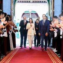 الرباط: الأميرة للا مريم تستقبل الأطفال المقدسيين المشاركين في مخيم "منارة السلام"