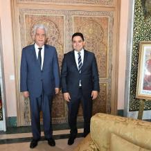 وداع سفير فلسطين لدى المغرب بمناسبة انتهاء مهامه الدبلوماسية