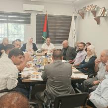 الهيئة العامة للشؤون المدنية تعقد اجتماعاً موسعاً في بلدية بيت لقيا لتعزيز صمود المواطنين والاستعداد لموسم قطف الزيتون