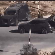 شاهد: الاحتلال يعيق تنقل المواطنين عند مدخل المغير شمال شرق رام الله