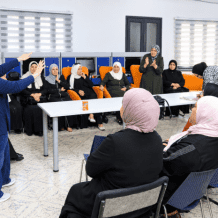 جمعية المرأة العاملة بالتعاون مع جمعية أنصار الانسان تنفذ ورشة توعوية حول إدارة الضغوط النفسية في نابلس