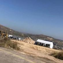 مستوطنون يقيمون بؤرة جديدة على أراضي جبع جنوب جنين