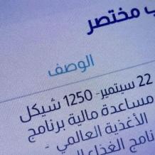رابط التسجيل وفحص 1250 شيكل من الغذاء العالمي في غزة.. خطوة بخطوة