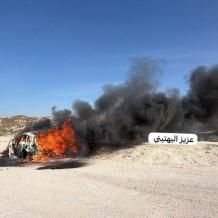 غزة: شهيد وإصابات إثر قصف الاحتلال مركبة في منطقة البيدر