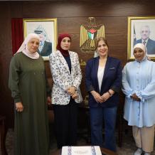 الخليلي تلتقي رئيسة جمعية نور شمس النسوية – طولكرم لبحث سبل التعاون ودعم وتمكين النساء