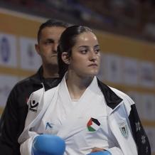 مريم بشارات إلى نهائي بطولة العالم للكاراتيه