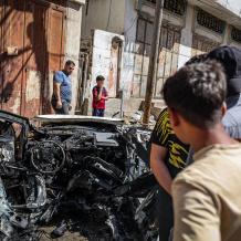 شهيد ومصابون بقصف للاحتلال غرب مخيم جباليا شمال قطاع غزة