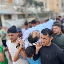 شهيد وإصابات في قصف مسيّرة للاحتلال شمال خان يونس