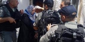 اعتقال سيدة بدعوى طعنها حارس امن بالقدس 