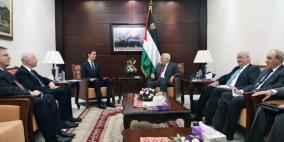 الرئيس يلتقي غدا وفد ترامب