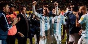  بعد قيادة بلاده الى المونديال .. ميسي: نراكم في روسيا 