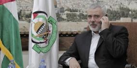 اتصال هاتفي بين هنية والعاهل الاردني 